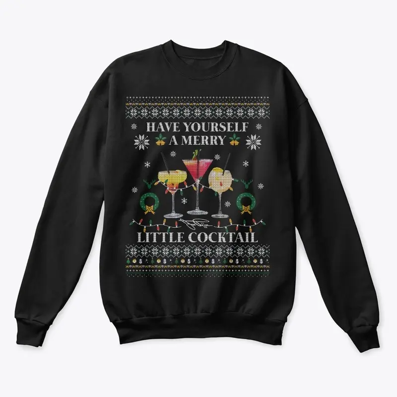 Merry Little Cocktail Sweatshirt